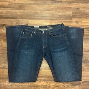 AG Mens “The Protégé” Straight Leg Blue Jeans